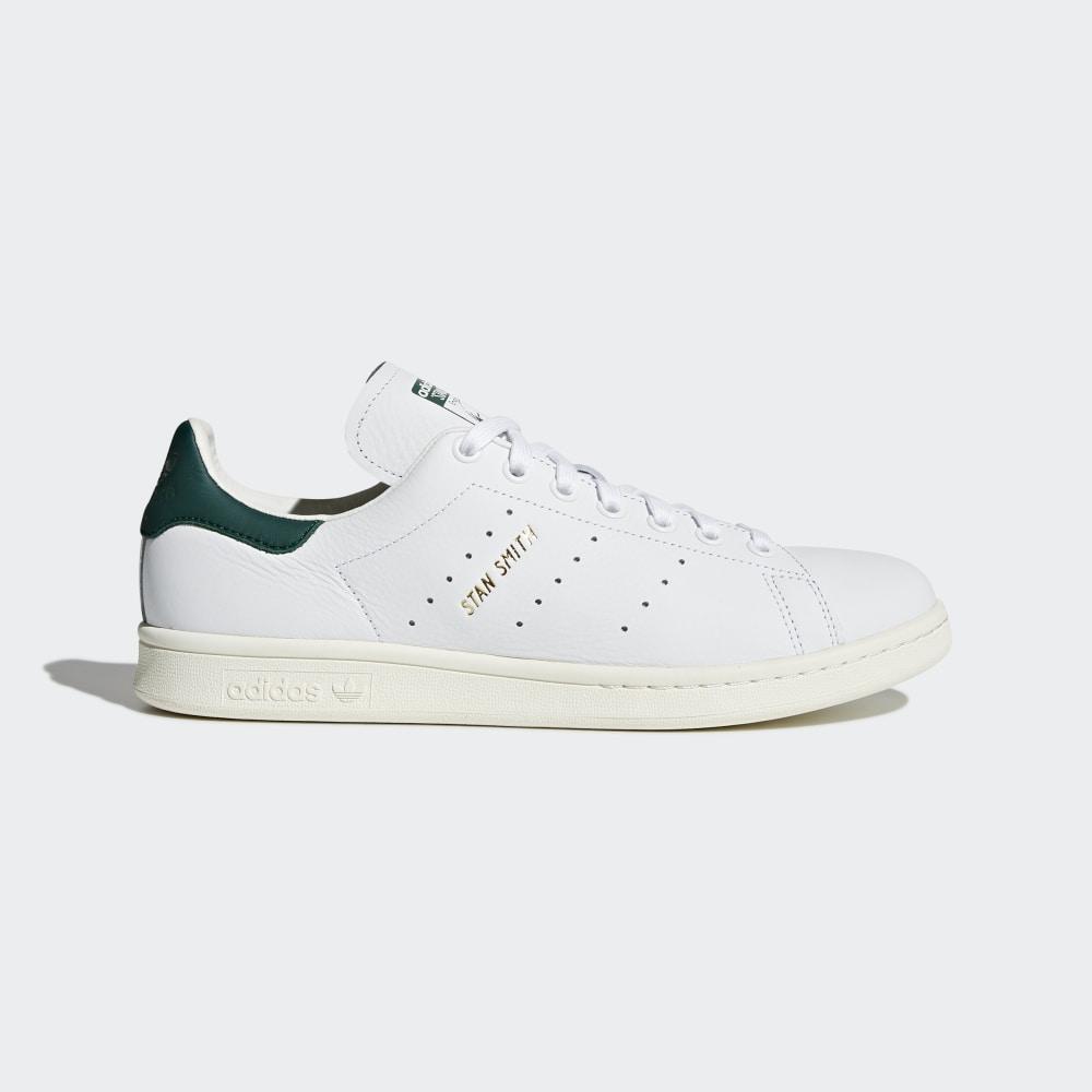 Adidas Men's Stan Smith Originals Shoes White/Green Ireland CQ2871